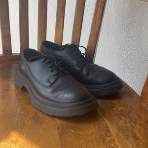 Camper black loafers